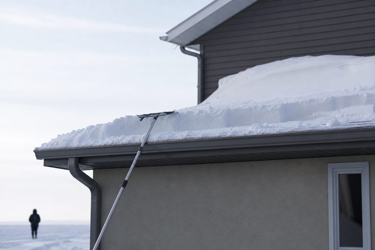 Roof Snow Removal in Saskatoon