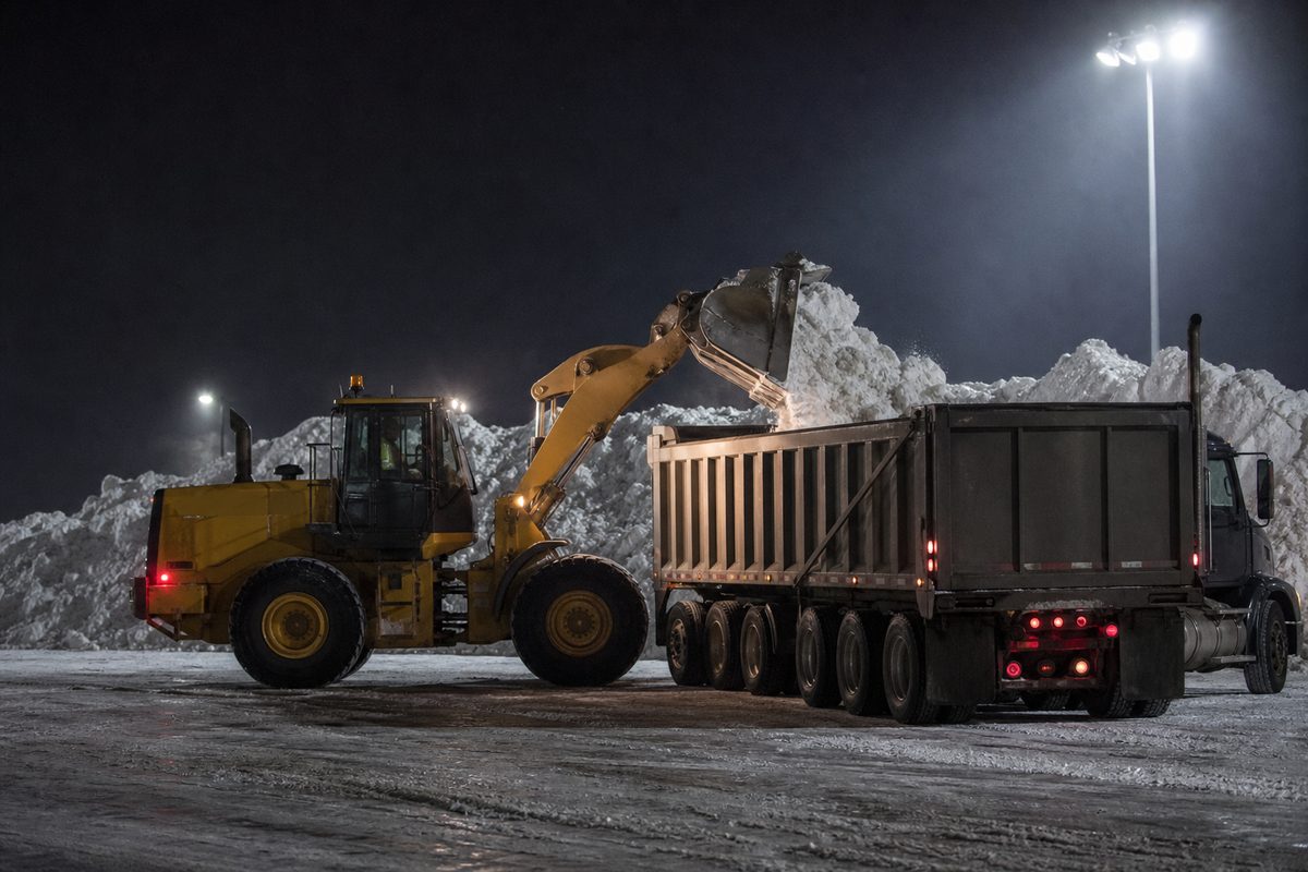 Snow Hauling & Removal in Saskatoon