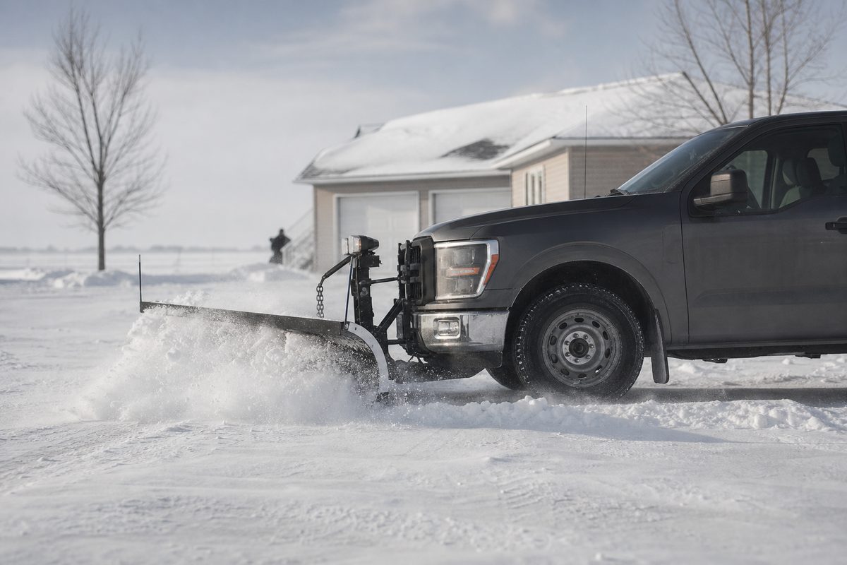 Snow Plowing in Saskatoon